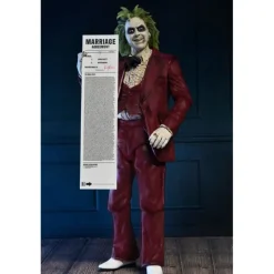 Figura articulada Beetlejuice 18 cm Tuxedo Rojo