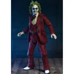 Figura articulada Beetlejuice 18 cm Tuxedo Rojo