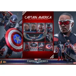 Figura Articulada Captain America 30 cm Hot Toys