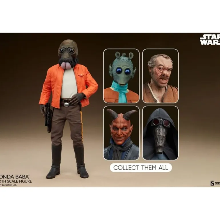 Figura articulada Star Wars Ponda Baba 30 cm Sideshow Collectibles