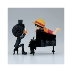 Figura Banpresto Monkey D. Luffy & Brook One Piece 8 cm