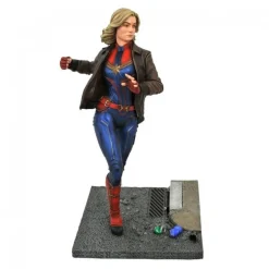 Figura Capitana Marvel Diamond Select 28 cm Resina Edición Limitada