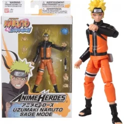 Figura de acción Naruto Uzumaki Modo Sabio 17cm Bandai