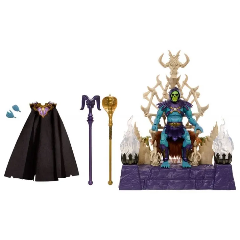 Figura de Skeletor con Trono Masterverse 18 cm de Masters of the Universe