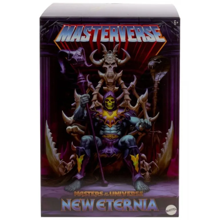 Figura de Skeletor con Trono Masterverse 18 cm de Masters of the Universe