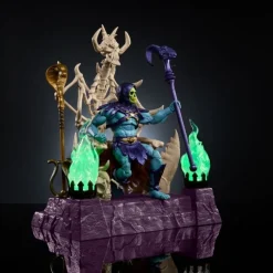 Figura de Skeletor con Trono Masterverse 18 cm de Masters of the Universe