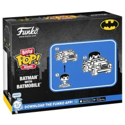 Figura de Vinilo DC Comics Bitty POP! Batman con Batmóvil 2,5 cm