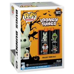 Figura de Vinilo Looney Tunes Halloween Bugs Bunny Fantasma 9 cm