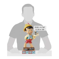 Figura Deluxe de Pinocho y Pepito Grillo por Enesco