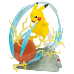 Figura Deluxe Pikachu Pokémon con luz 33 cm