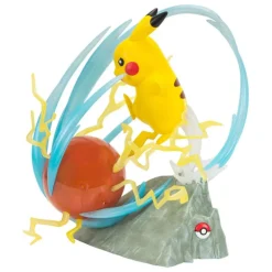 Figura Deluxe Pikachu Pokémon con luz 33 cm