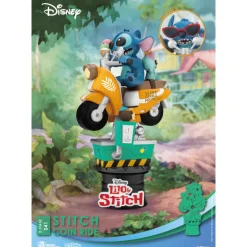 Figura Diorama Stitch Moto D-Stage Disney 16 cm
