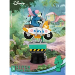 Figura Diorama Stitch Moto D-Stage Disney 16 cm