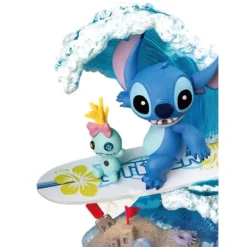 Figura Diorama Stitch Surf Disney 15 cm Beast Kingdom