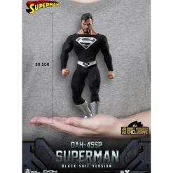 Figura Dynamic8H DC Superman Traje Negro Especial