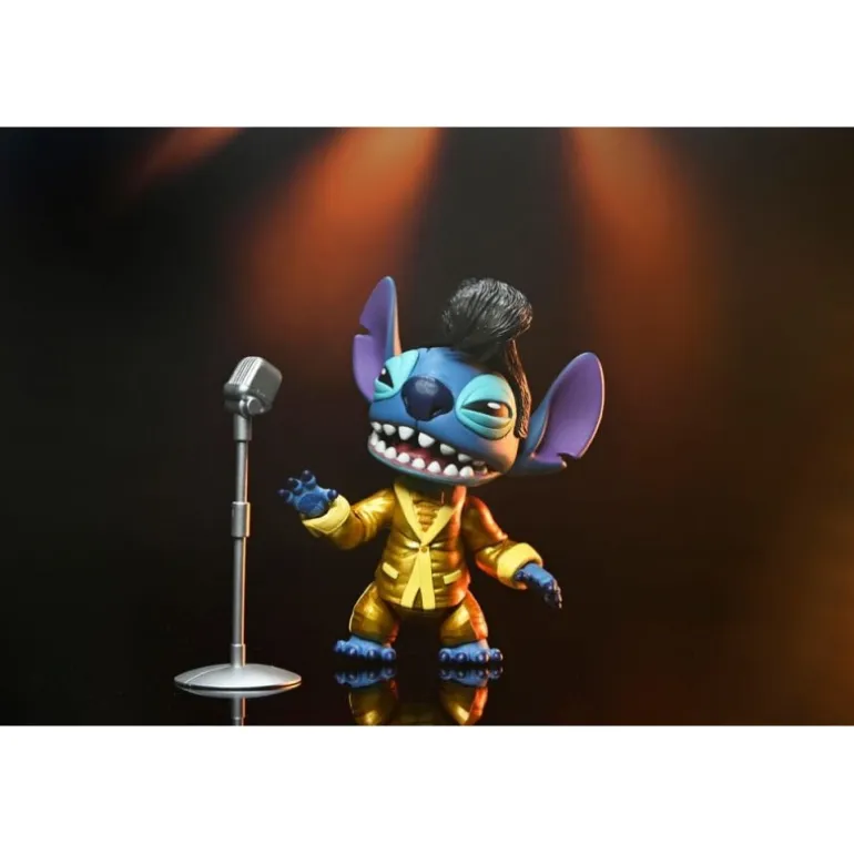 Figura Elvis Stitch Traje Dorado de 18 cm Lilo & Stitch
