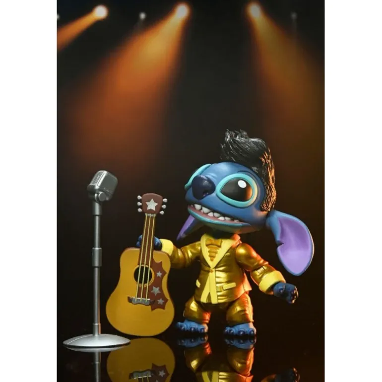 Figura Elvis Stitch Traje Dorado de 18 cm Lilo & Stitch
