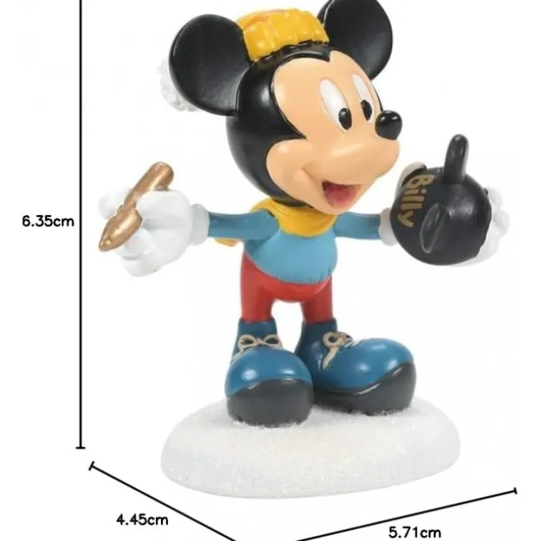 Figura Enesco Disney Mickey 6.5 cm Resina Hecha a Mano