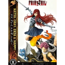 Figura Fairy Tail 1/6 Natsu, Gray, Erza, Happy