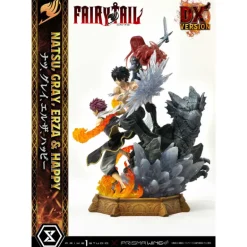 Figura Fairy Tail 1/6 Natsu, Gray, Erza, Happy