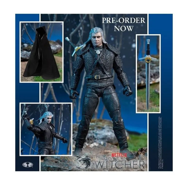 Figura Geralt of Rivia The Witcher 18 cm