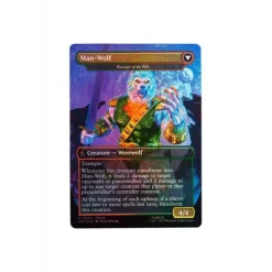 Figura Hasbro Marvel Legends Man-Wolf con Carta Magic