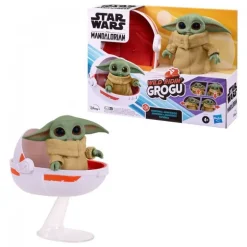 Figura Interactiva Grogu con Coche Flotante de Star Wars