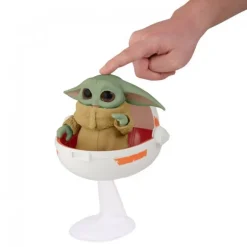 Figura Interactiva Grogu con Coche Flotante de Star Wars