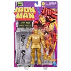 Figura Iron Man Marvel Legends Iron Man (Model 01-Gold) 15 Cm