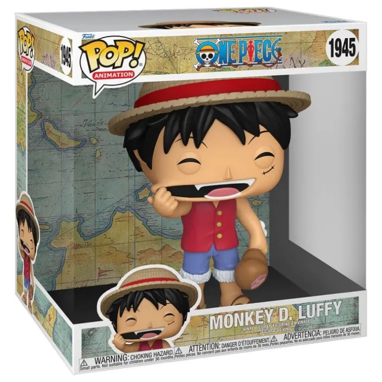 Figura Jumbo POP! Vinyl Monkey D. Luffy 25 cm de One Piece