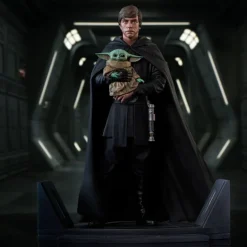 Figura Luke Skywalker y Grogu The Mandalorian
