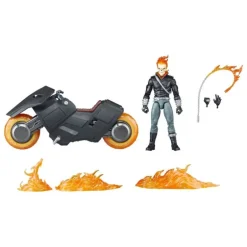 Figura Marvel Legends Ghost Rider con motaza 15 cm
