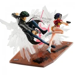 Figura Megahouse Cowboy Bebop Spike & Fake 1/8 - 21cm y 22cm