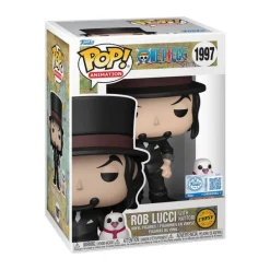 Figura One Piece POP! Rob Lucci con Hattori Vinilo 10 cm