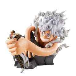 Figura One Piece Revible Moment Ichibansho Luffy Gear 5 vs Borsalino 20 cm