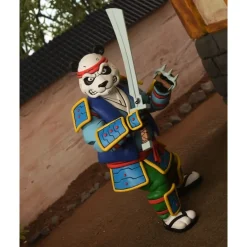 Figura Panda Khan Tortugas Ninja 18 cm articulada NECA