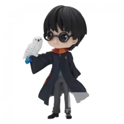 Figura Q Posket Harry Potter con Hedwig 14 cm Banpresto