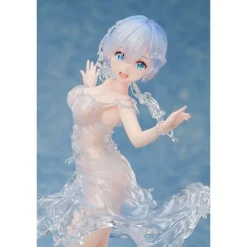 Figura Re:Zero Rem Vestido Aqua PVC 1/7 23 cm