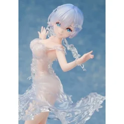 Figura Re:Zero Rem Vestido Aqua PVC 1/7 23 cm