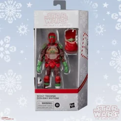 Figura Star Wars Black Series Scout Trooper (Holiday Edition) 15 Cm