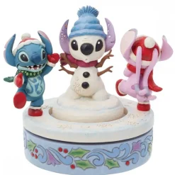Figura Stitch & Angel Snowman Enesco