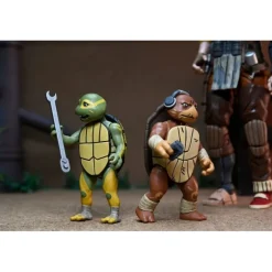 Figura Teenage Mutant Ninja Turtles Synja Grammy April con Baby Yi & Moja