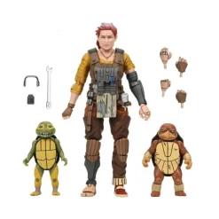 Figura Teenage Mutant Ninja Turtles Synja Grammy April con Baby Yi & Moja