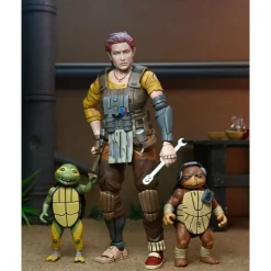 Figura Teenage Mutant Ninja Turtles Synja Grammy April con Baby Yi & Moja