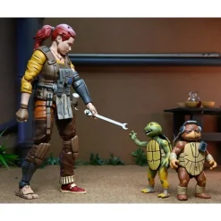 Figura Teenage Mutant Ninja Turtles Synja Grammy April con Baby Yi & Moja