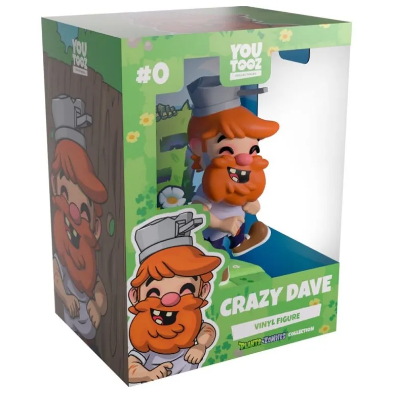 Figura Vinyl Crazy Dave de Plants vs. Zombies 12 cm