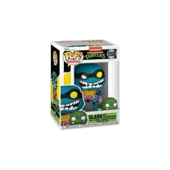 Figura Vinyl Slash & Pre-mutated, Tortugas Ninja POP 9 cm