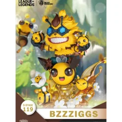 Figuras Beemo y Bzzziggs D-Stage League Of Legends
