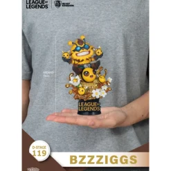 Figuras Beemo y Bzzziggs D-Stage League Of Legends