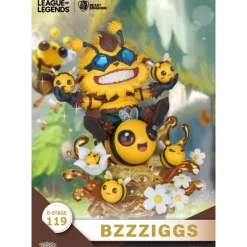 Figuras Beemo y Bzzziggs D-Stage League Of Legends